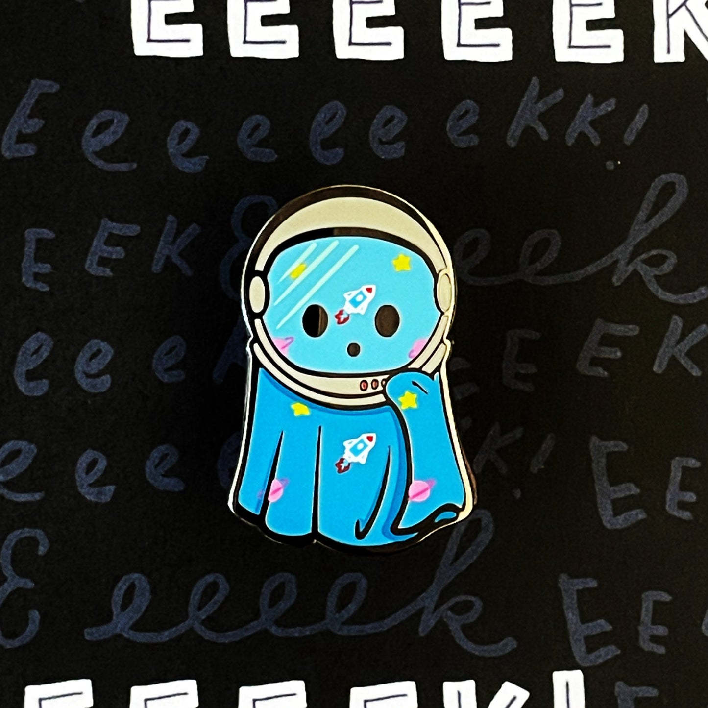 AstroBOO (Beadsheet Ghosts) Enamel Pin