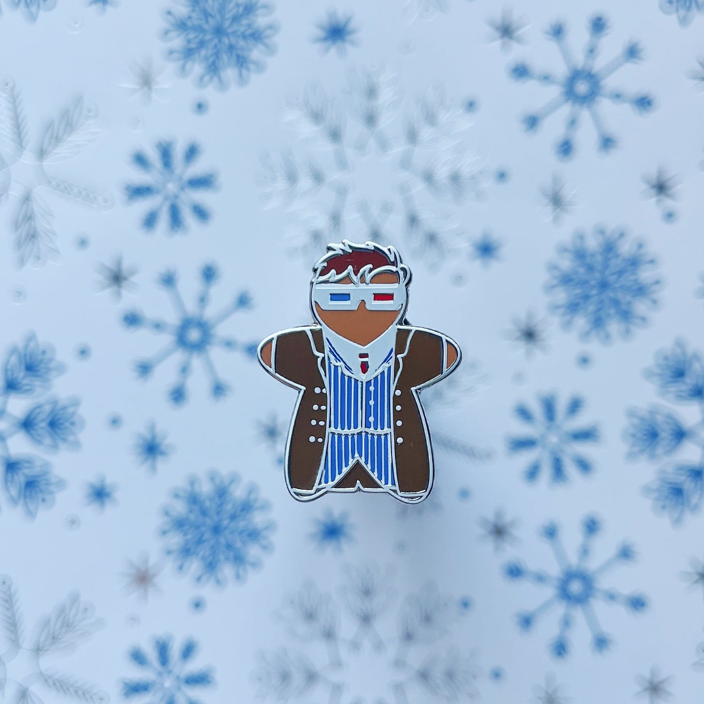 Doc 10 Gingerbread Enamel Pin