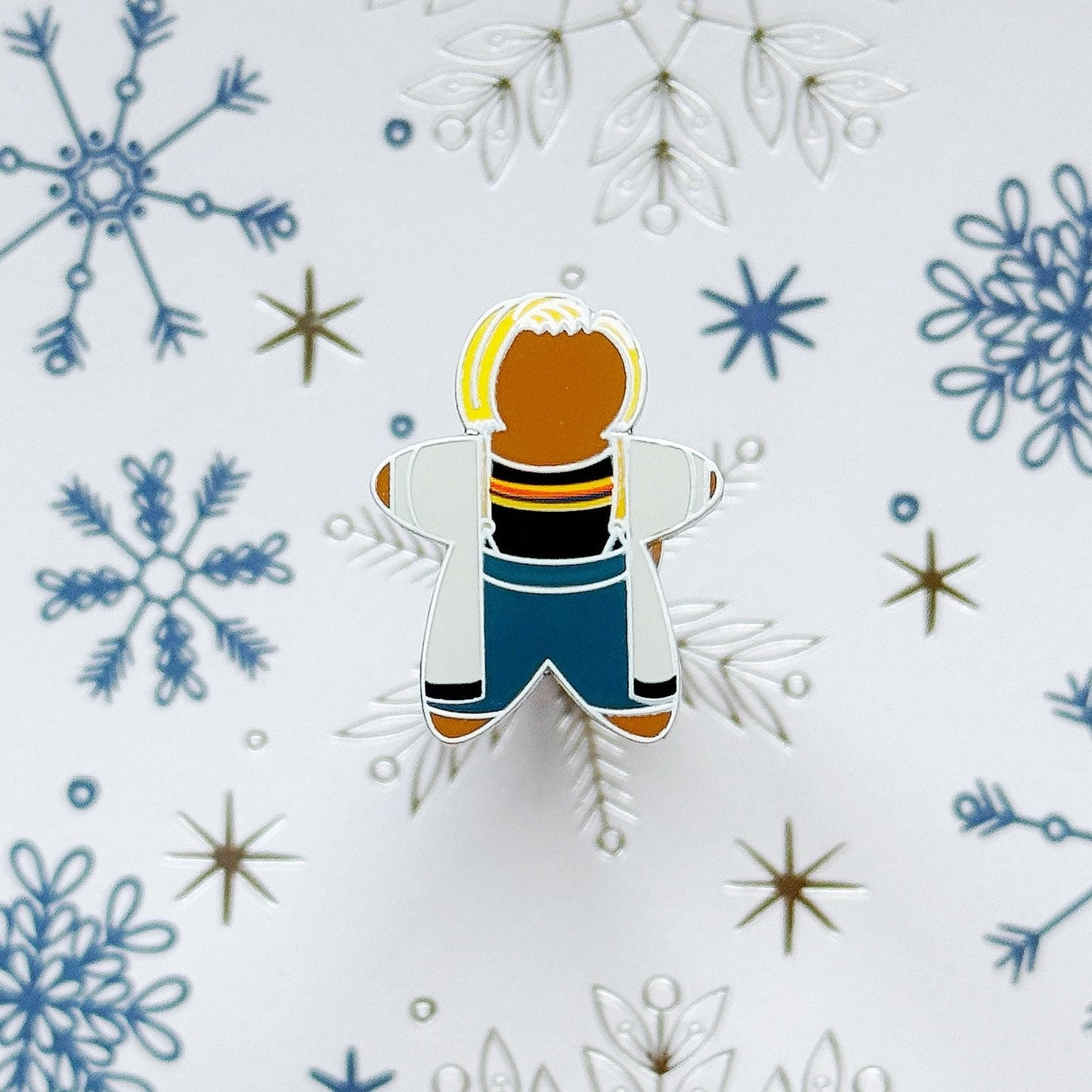 Doc 13 Gingerbread Enamel Pin