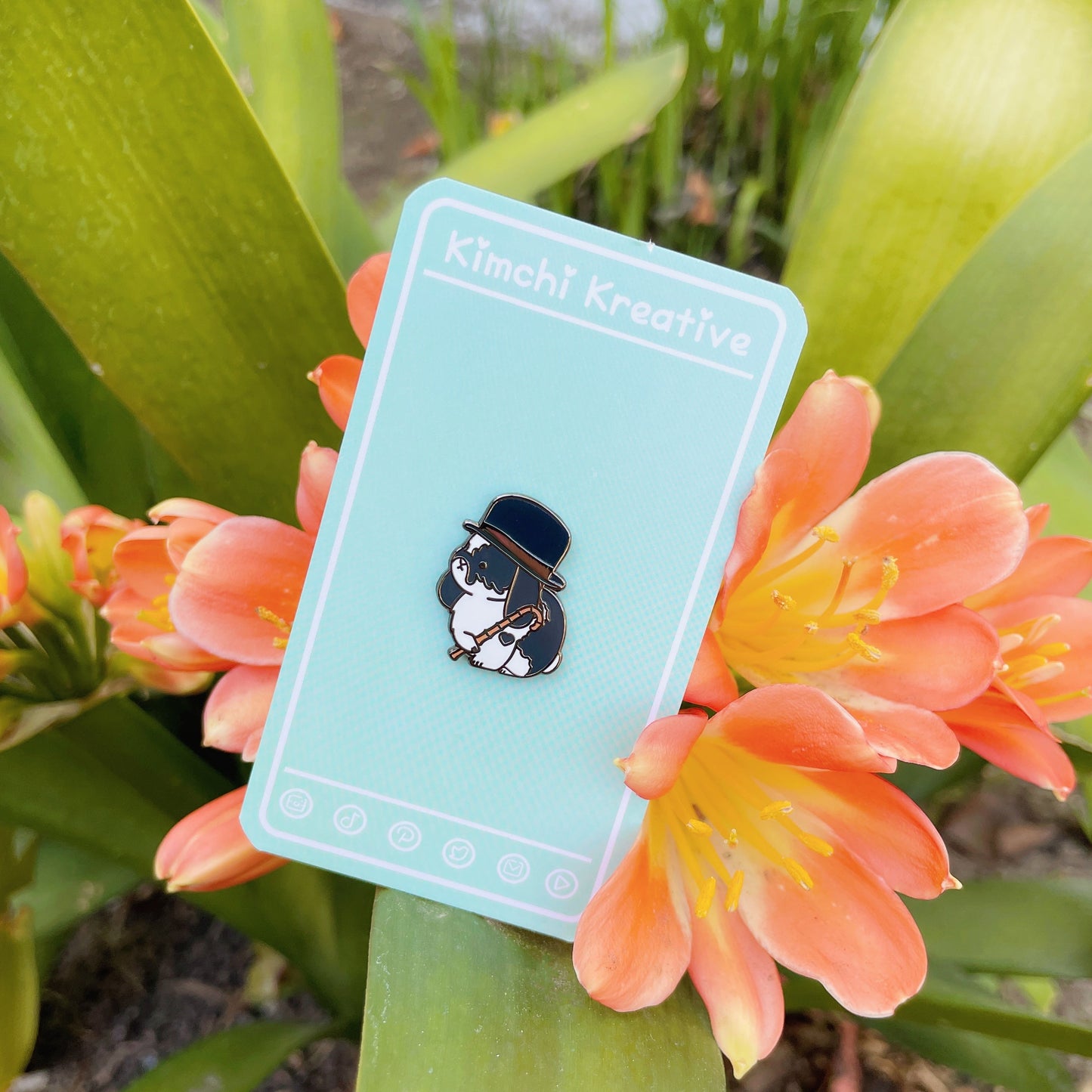 Chaplin Chappie Enamel Pin