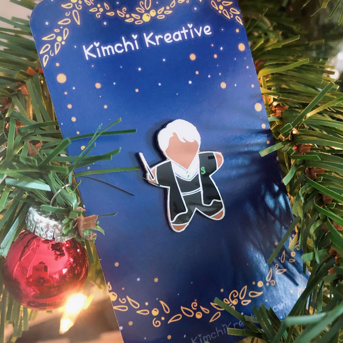Blonde & Bitter Gingerbread Enamel Pin
