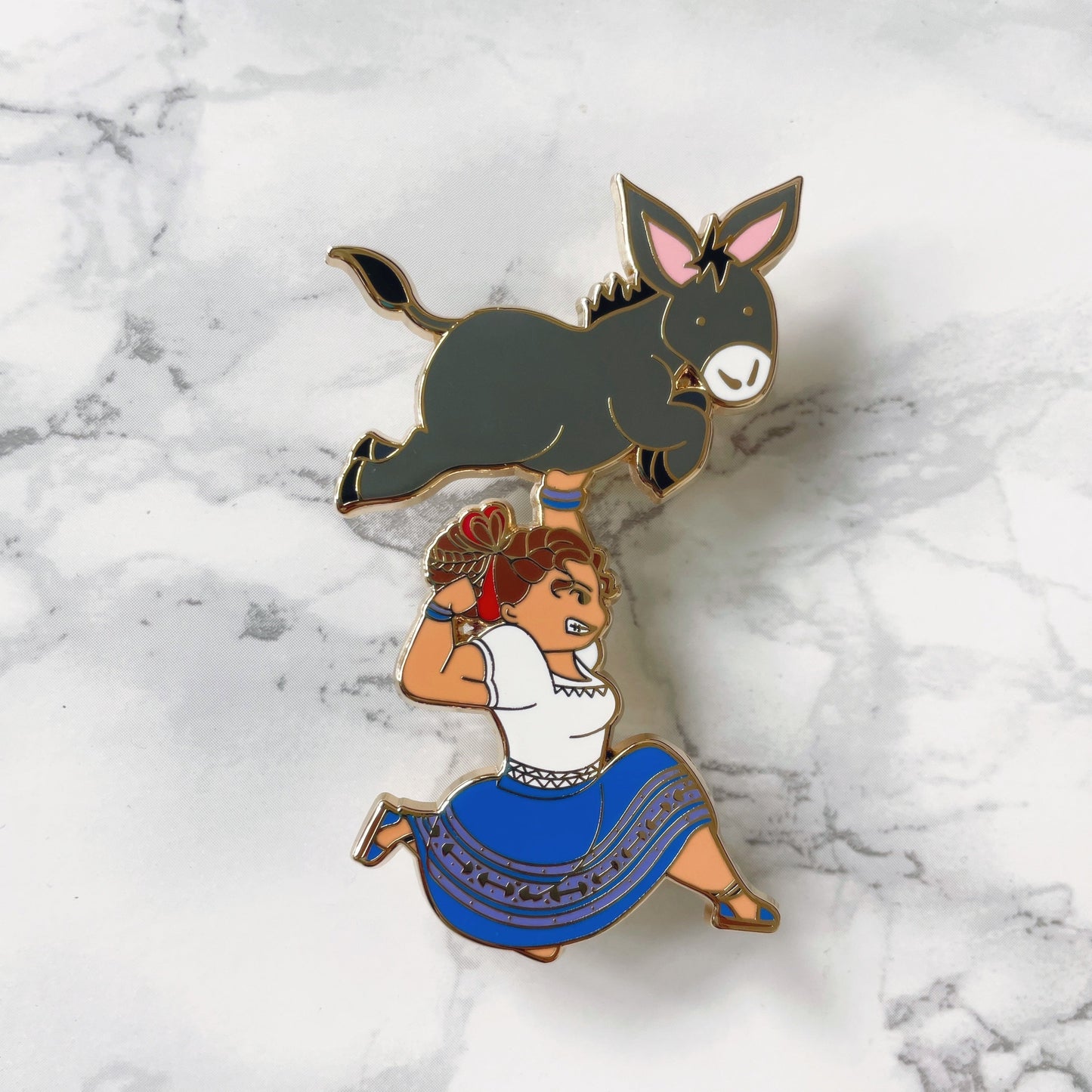 Runaway Donkey Enamel Pin