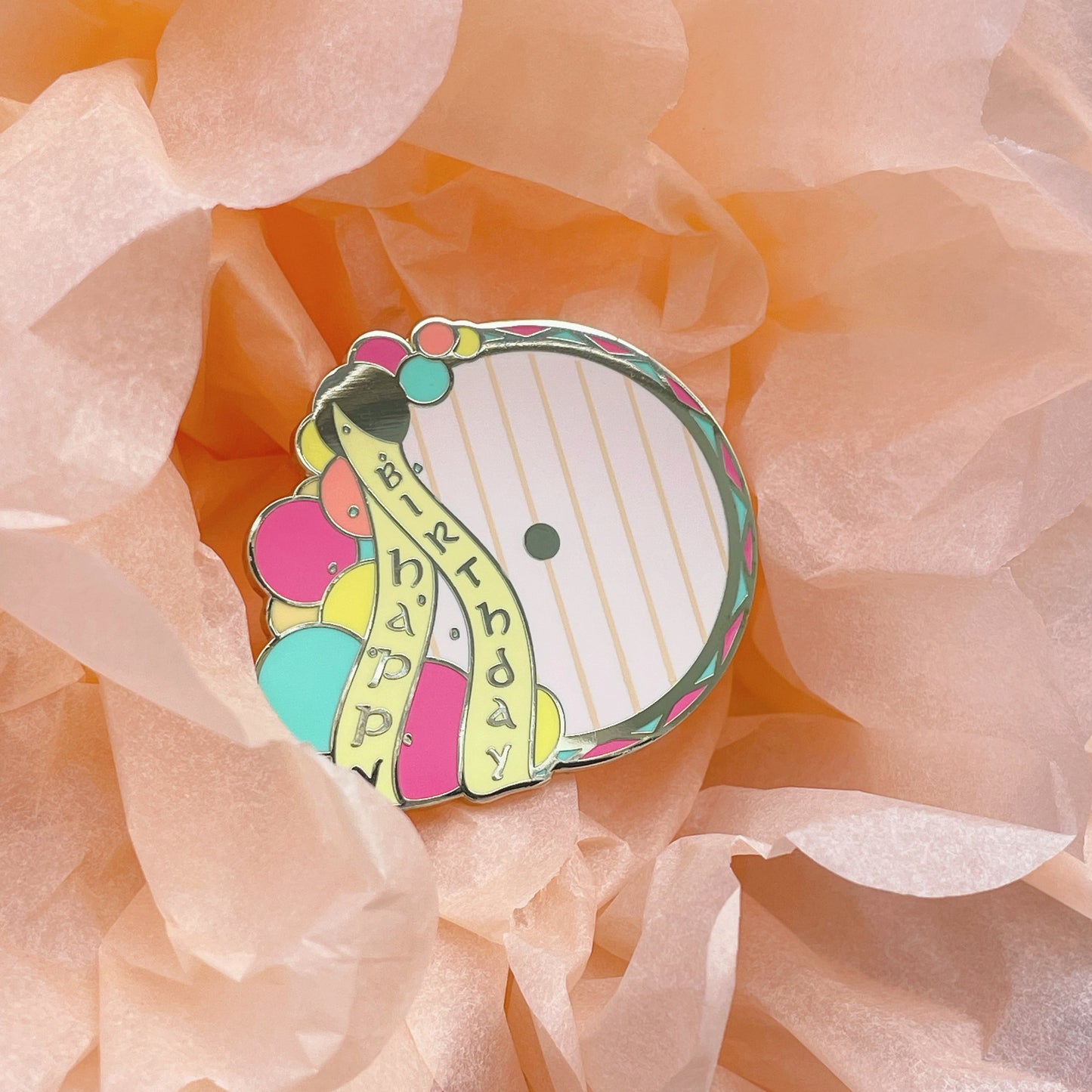 Birthday Door Enamel Pin