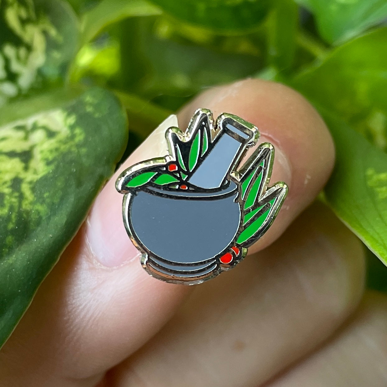 Mortar & Pestle Mini Enamel Pin