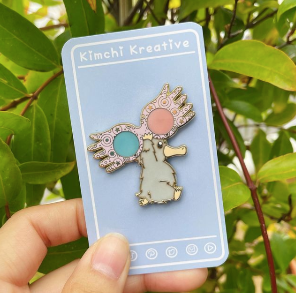 Runaway Specs Enamel Pin