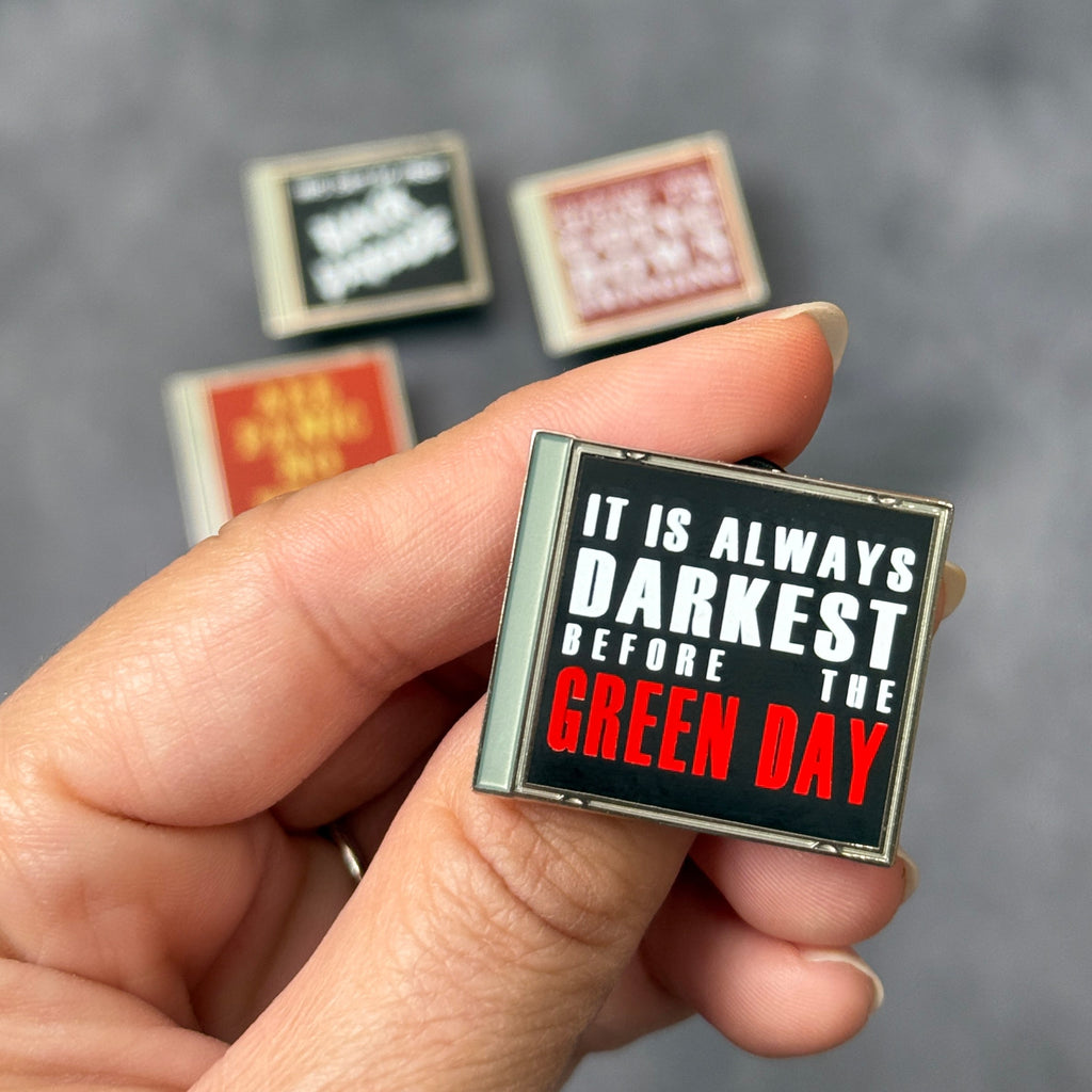 It's Always Darkest Enamel Pin