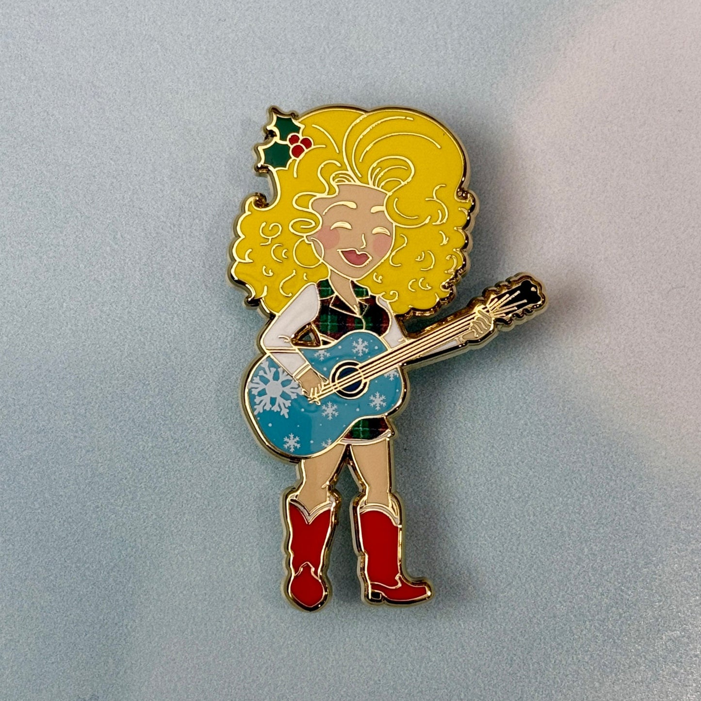 Cowboy-Holly Dolly Pin