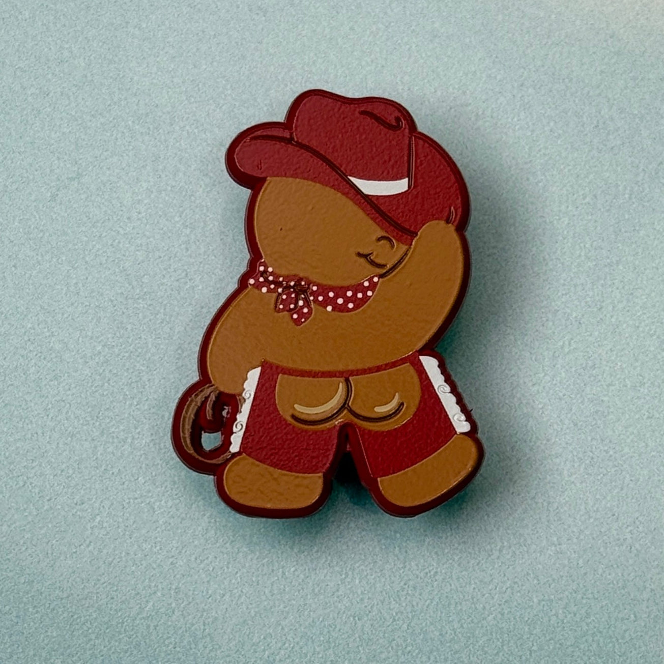 Cowboy-Cakes Out Gingerbread Pin