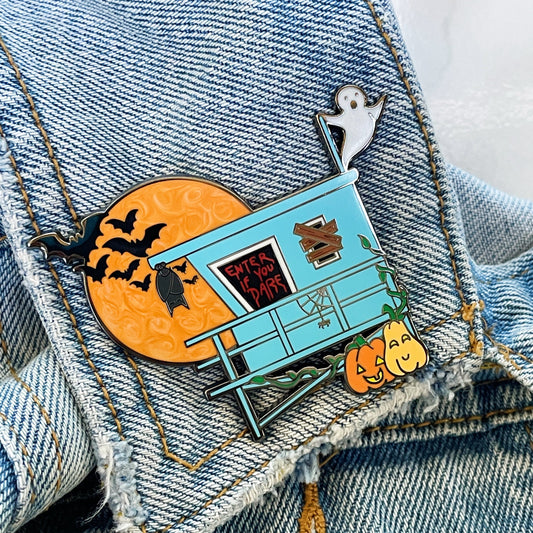 Ghost on Duty Enamel Pin (LifeGuard Tower Series)