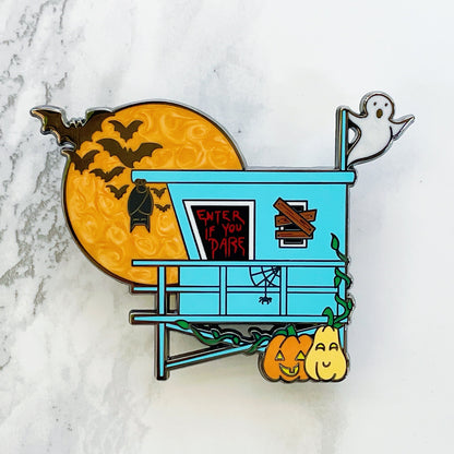 Ghost on Duty Enamel Pin (LifeGuard Tower Series)