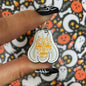 Masked Pumpkin Enamel Pin (Fandom Pumpkin Patch Series)