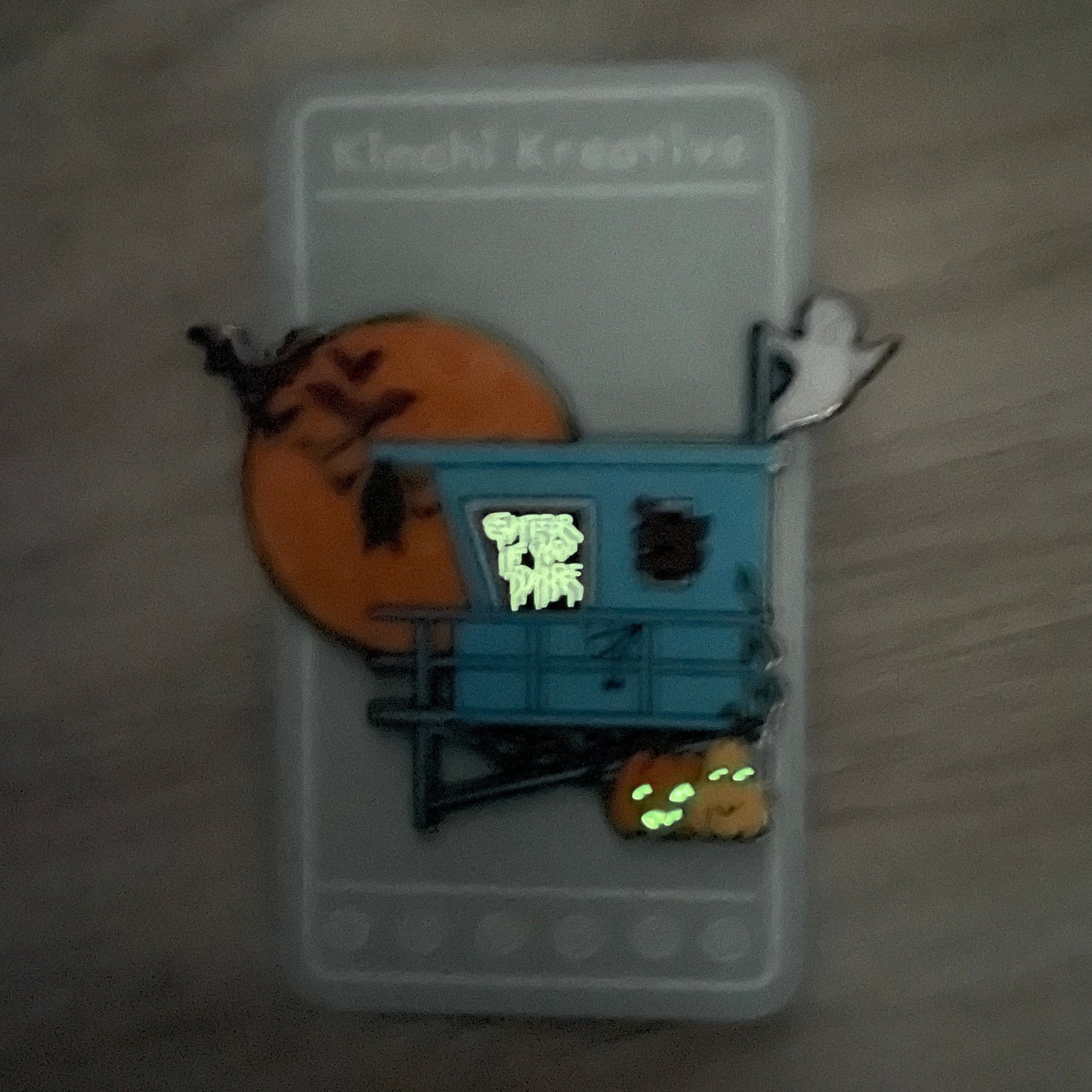 Ghost on Duty Enamel Pin (LifeGuard Tower Series)