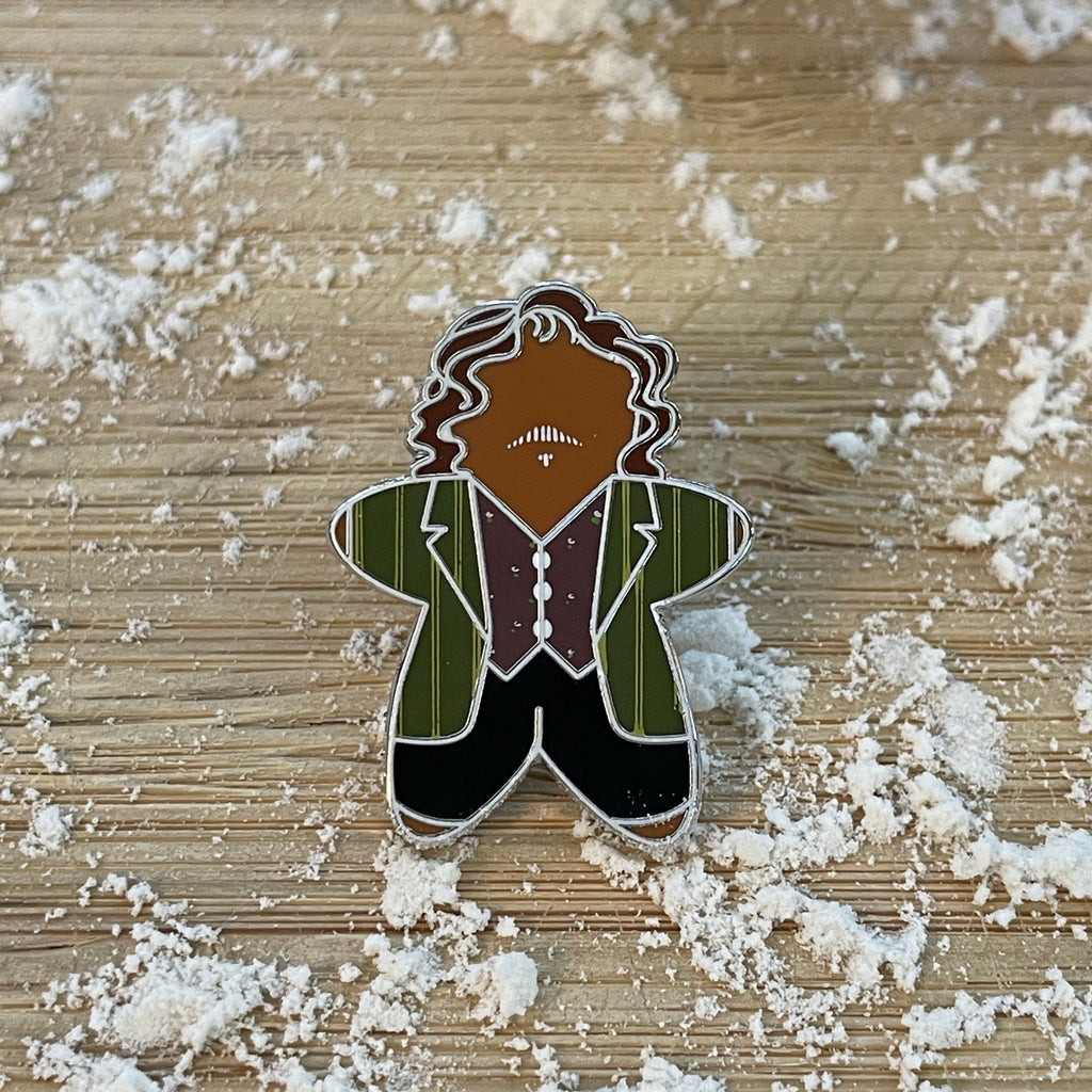 Godfather Gingerbread Enamel Pin