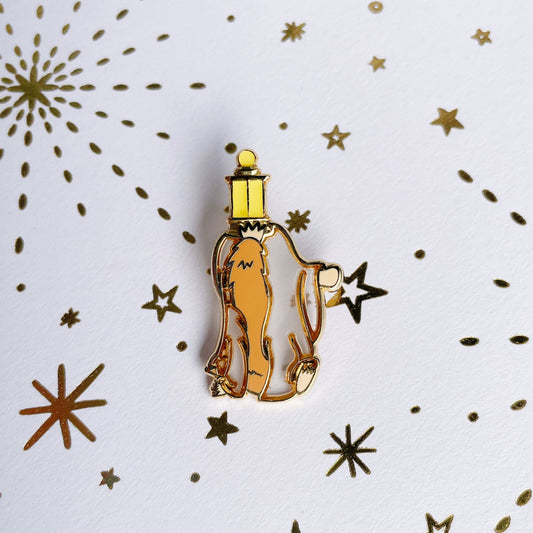 Runaway Invisible Noodle Enamel Pin