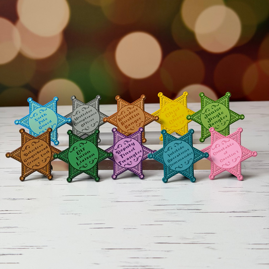 Cowboy-Holiday Hero Badge Pin Blind Bag