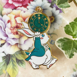 Runaway Clock Enamel Pin