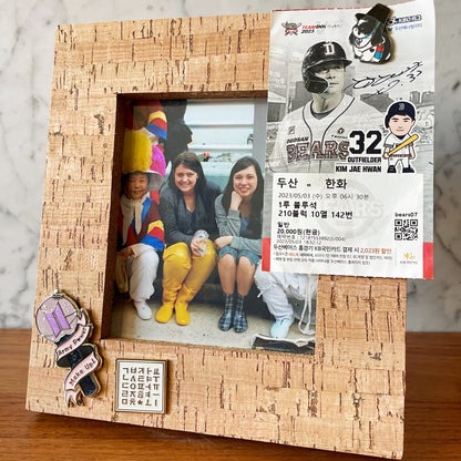 Cork Frame Pin Display