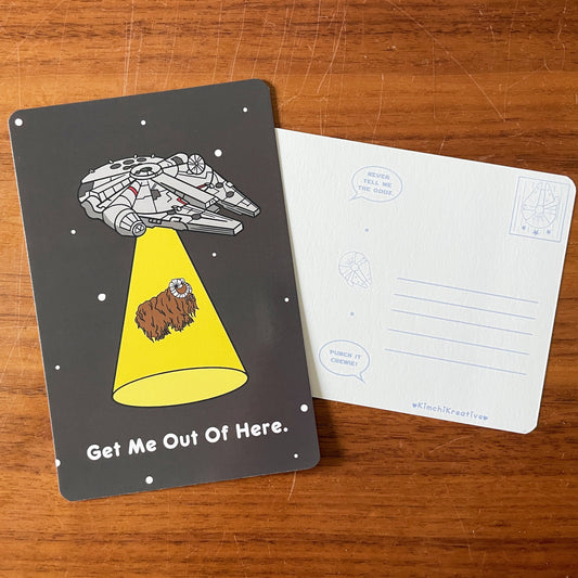 UFO Postcard