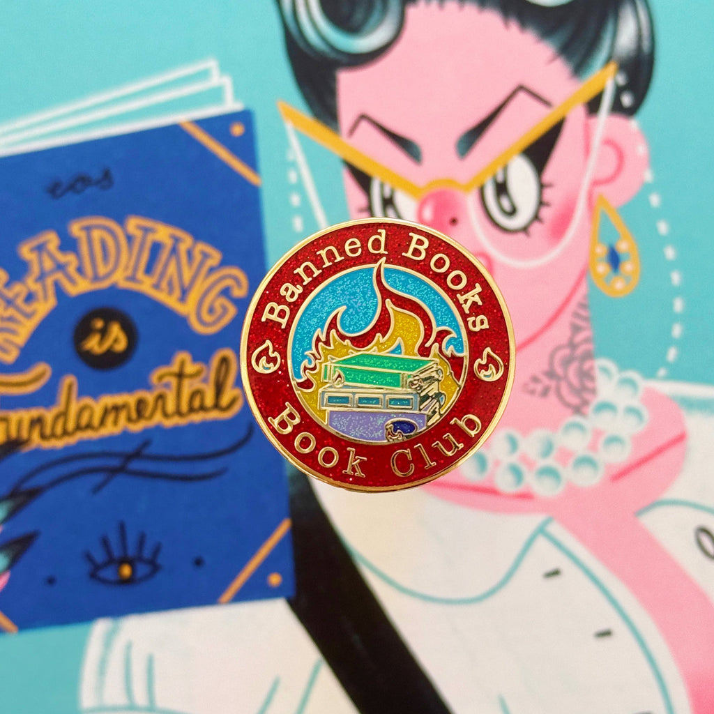 Banned Book Club Enamel Pin