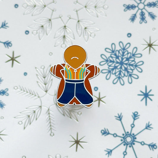Doc "15" Gingerbread Enamel Pin