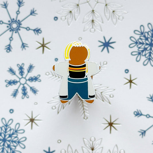 Doc 13 Gingerbread Enamel Pin
