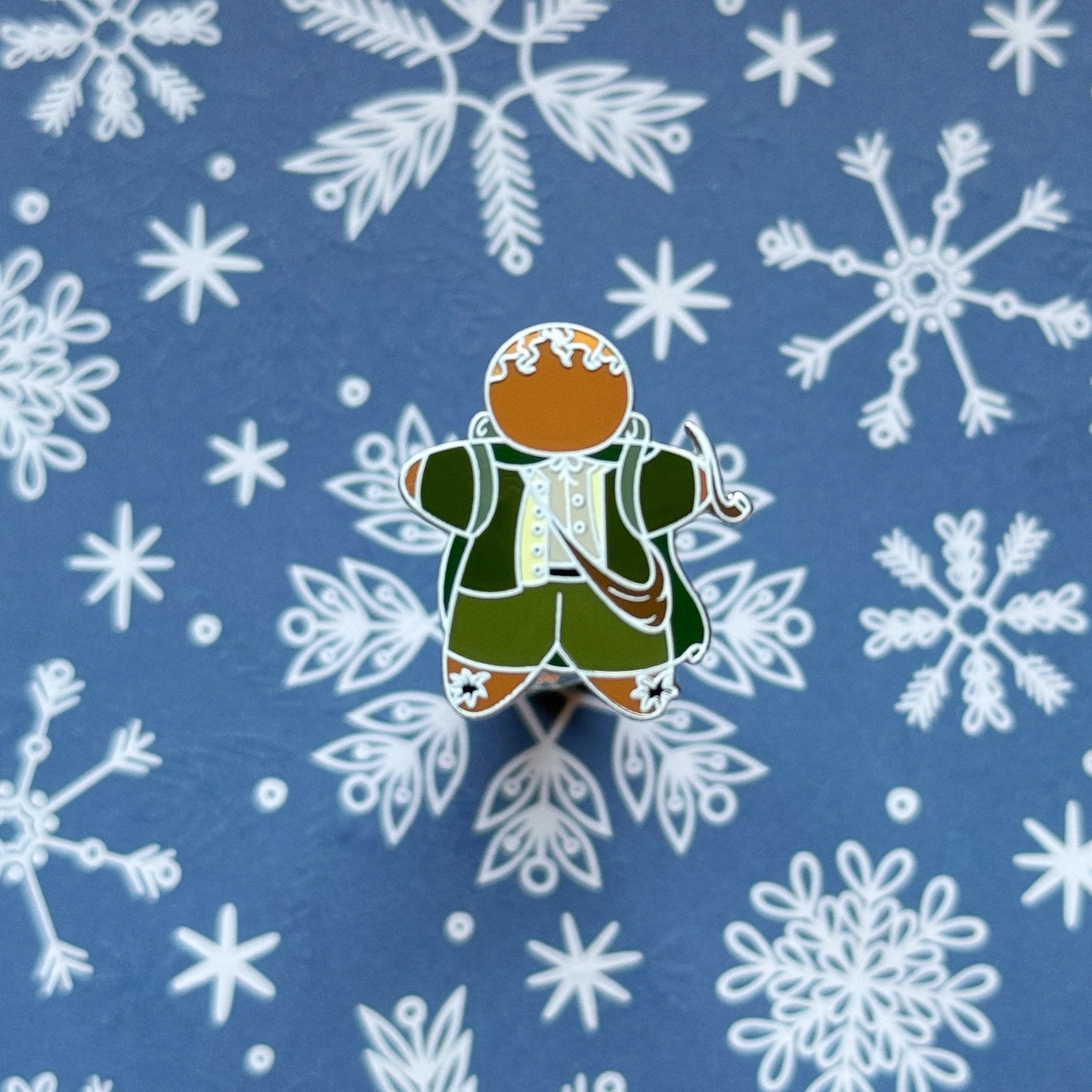 Potato Bestie Gingerbread Enamel Pin