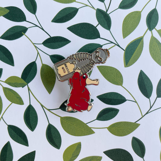 Runaway Skele Enamel Pin