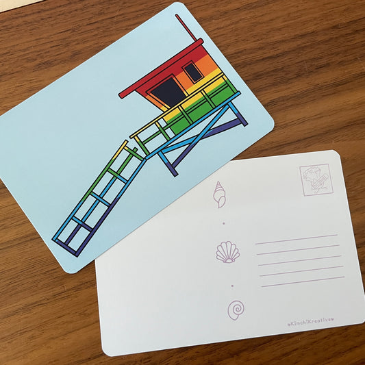 Pride Lifeguard Postcard