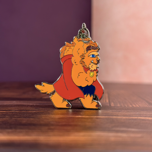 Runaway Beast Rose Enamel Pin