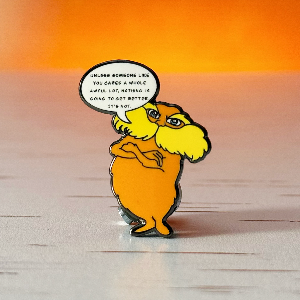 Care a Whole Lot Enamel Pin