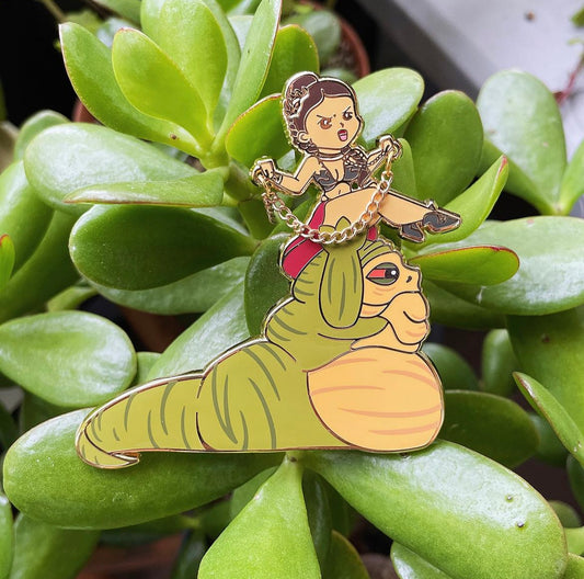 Runaway Hutt Slayer Enamel Pin