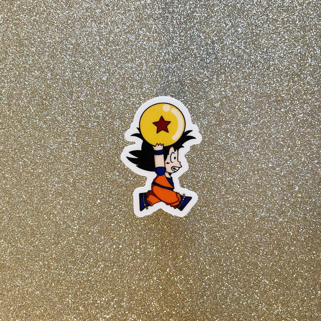 Runaway Goku Sticker
