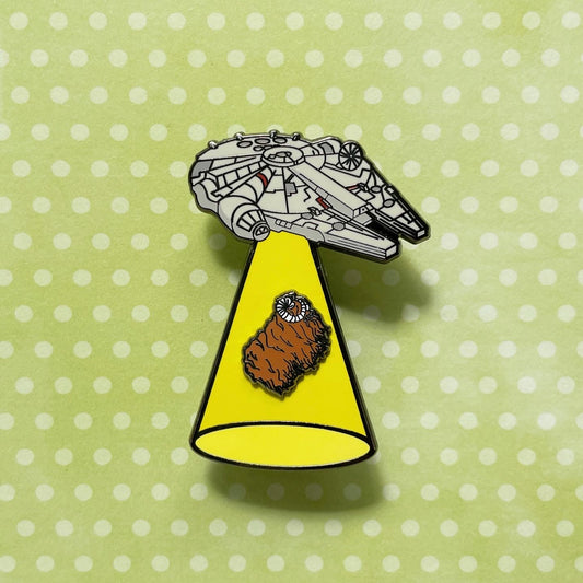 Millenium UFO Enamel Pin