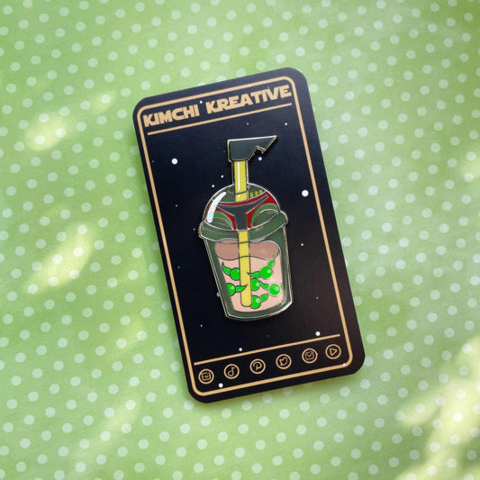 BOBA Tea Enamel Pin