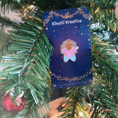 The Brains Gingerbread Cookie Enamel Pin