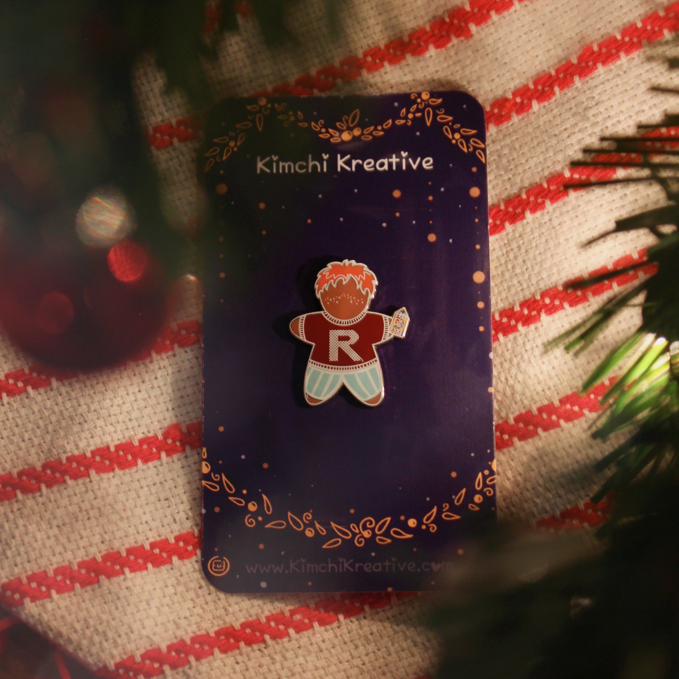 GINGERbread Enamel Pin