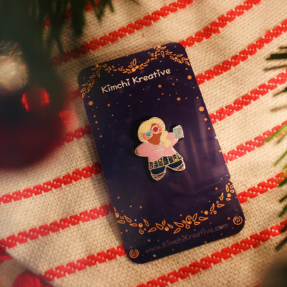 Loony Gingerbread Enamel Pin