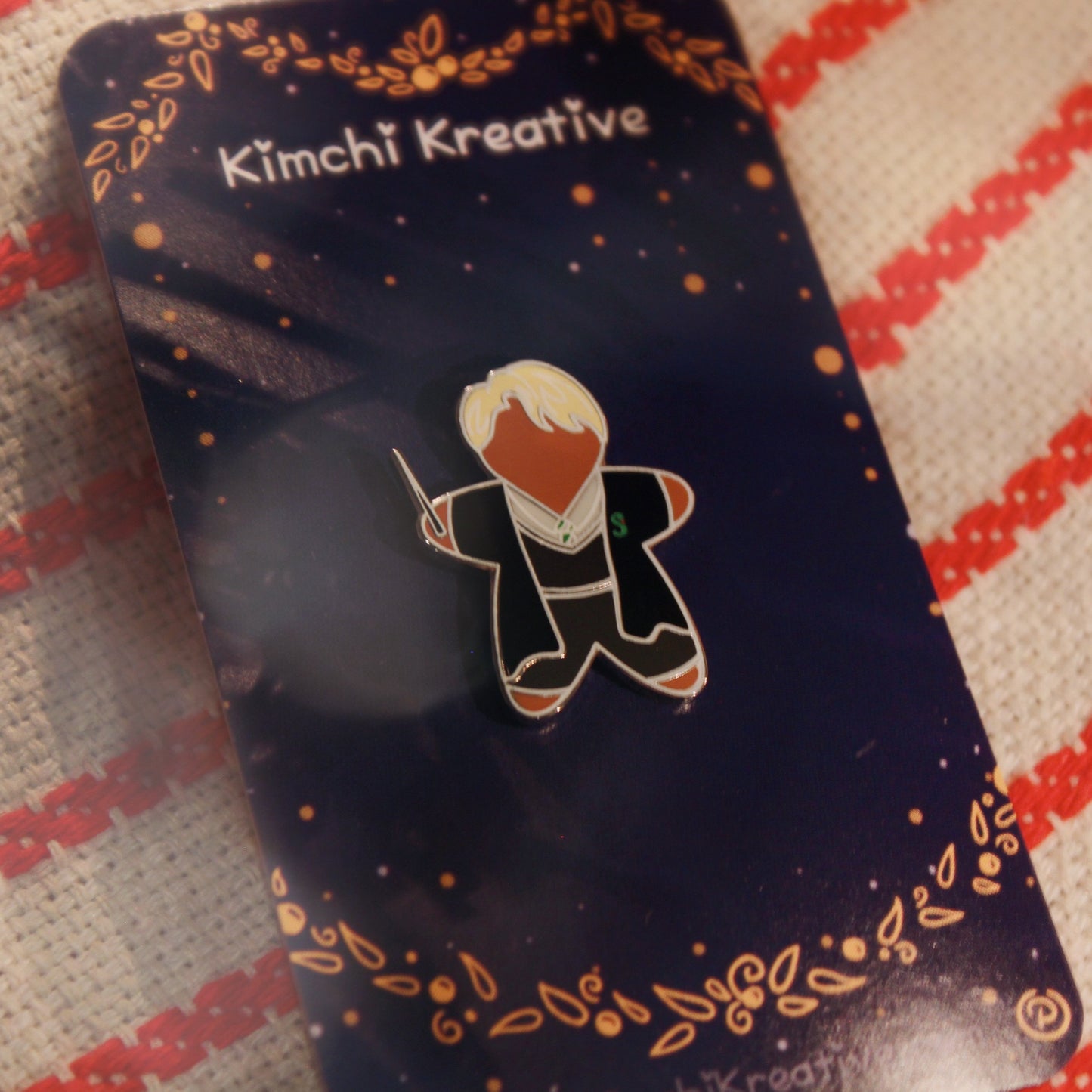 Blonde & Bitter Gingerbread Enamel Pin