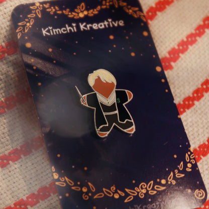 Blonde & Bitter Gingerbread Enamel Pin