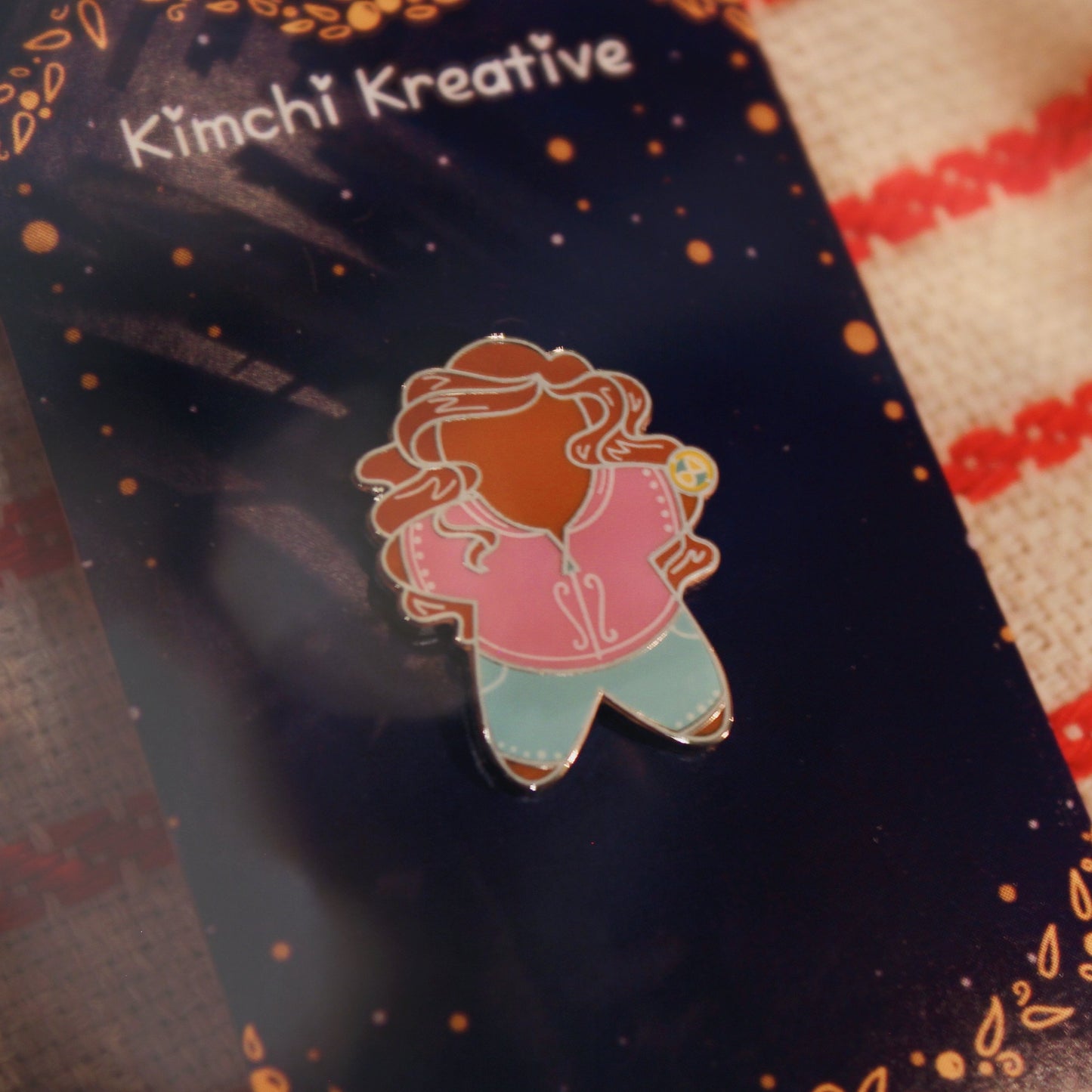 The Brains Gingerbread Cookie Enamel Pin