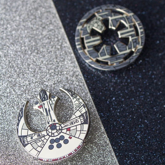 Light + Dark Logo Enamel Pin Set