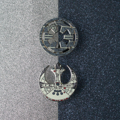Light + Dark Logo Enamel Pin Set