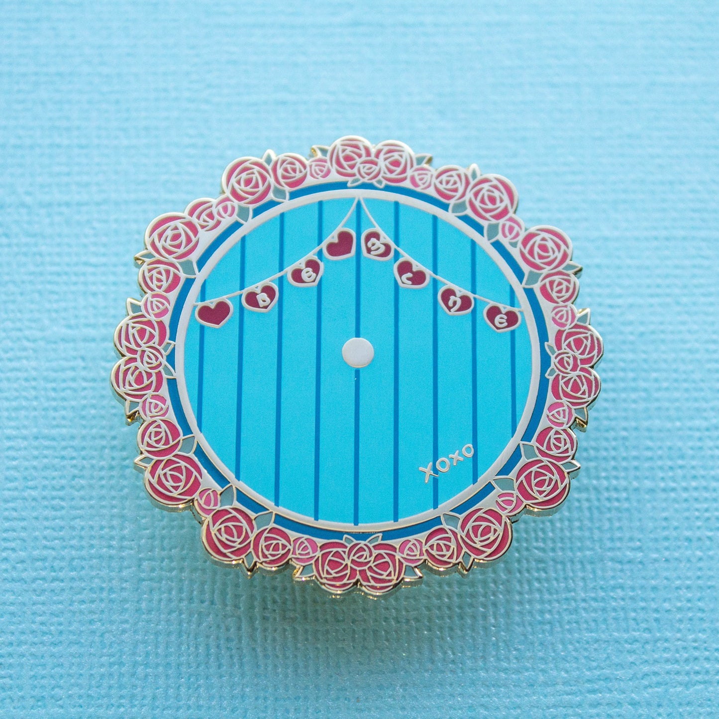 Valentine's Door Enamel Pin