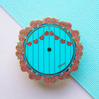 Valentine's Door Enamel Pin