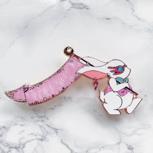 Luna Flag Enamel Pin