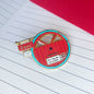 Post Office Door Enamel Pin