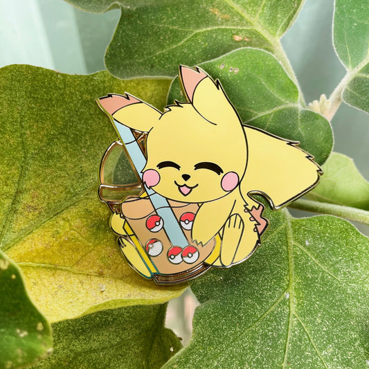 Boba Shock Enamel Pin