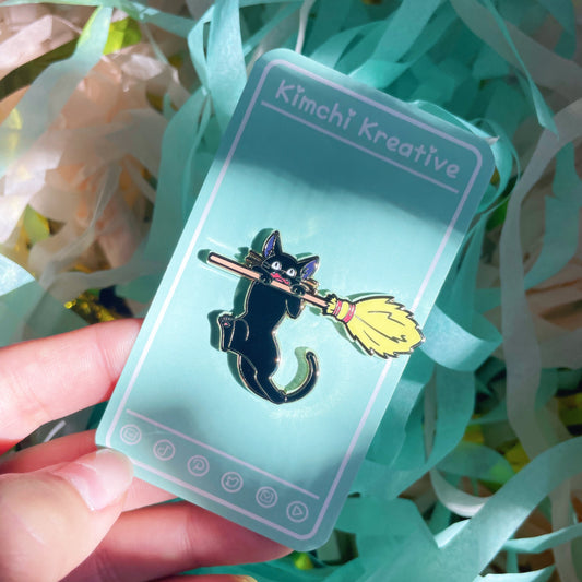 Kitty, Hang in There! Enamel Pin