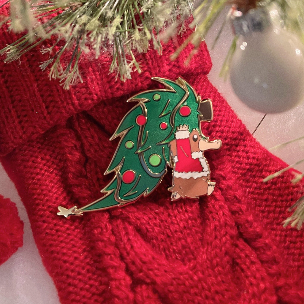 Runaway Holiday Tree (Winter 2021) Enamel Pin