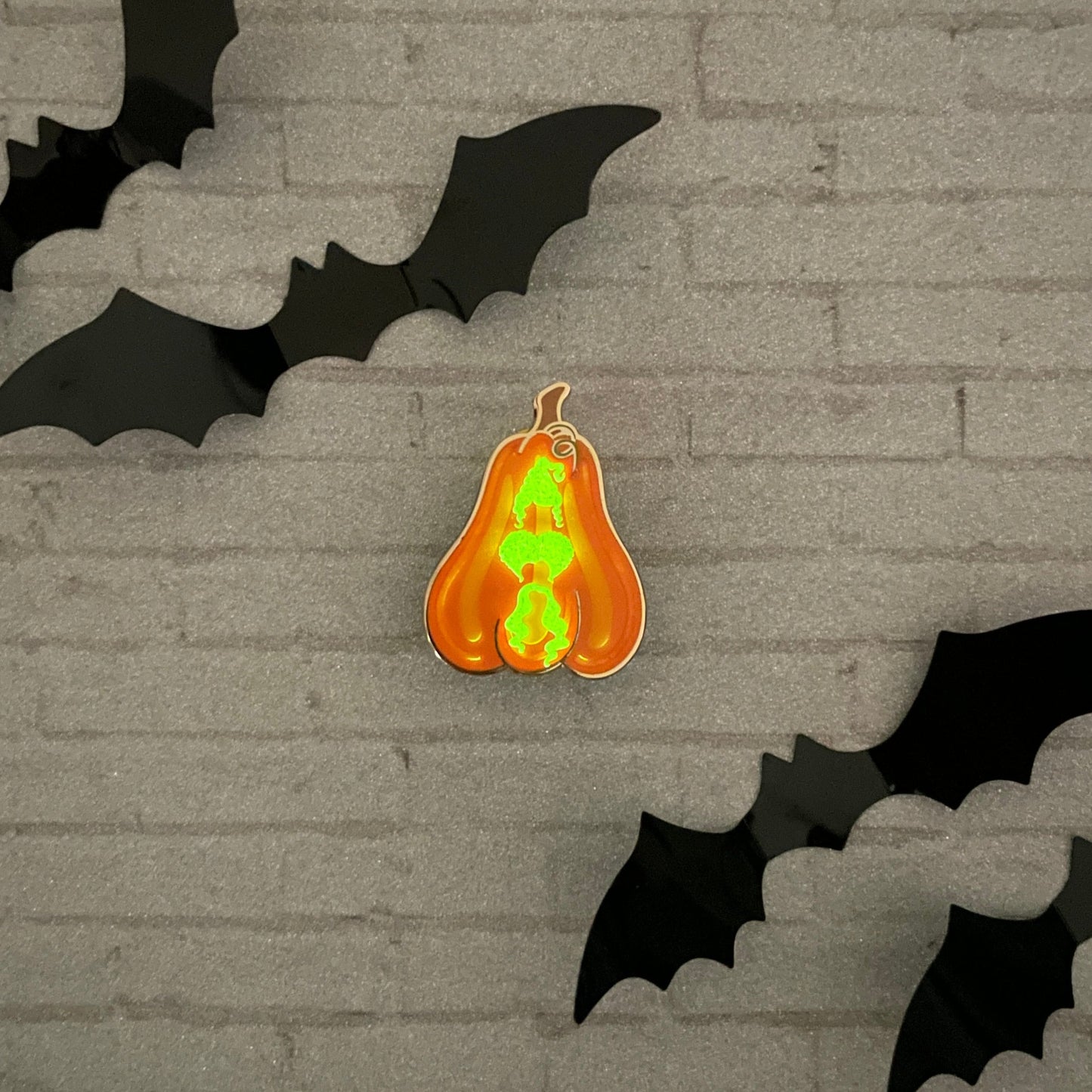Sisters Pumpkin Enamel Pin (Fandom Pumpkin Patch Series)
